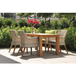 Fonteyn | Tuinset Honolulu | Teak / Seashell